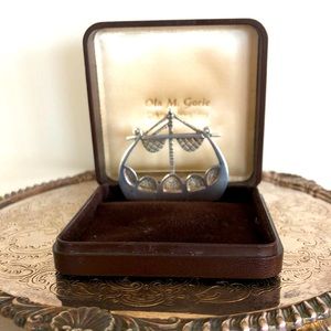 Ola M Gorie Sterling Pin